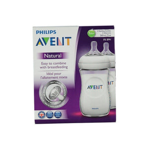 Avent Natural PP Biberon 260 ml İkili - Beyaz