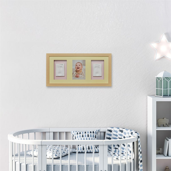 Baby Memory Prints Üçlü Çerçeve - Naturel