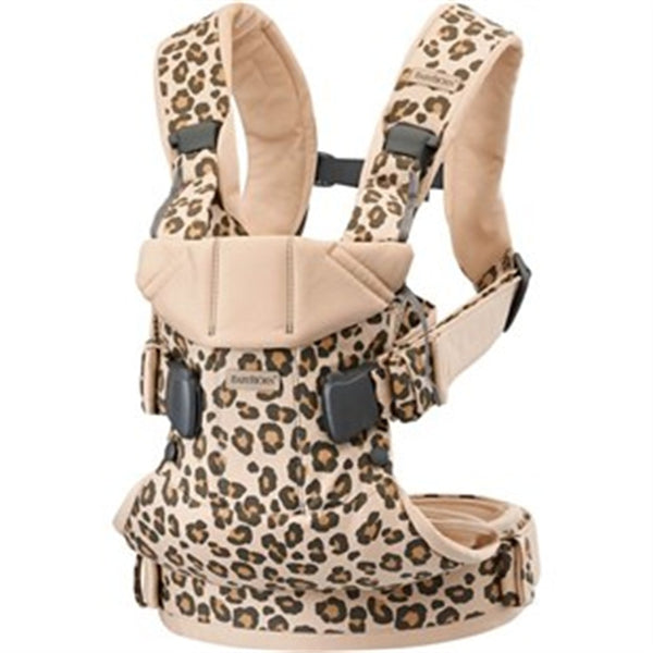 BabyBjörn Kanguru One Cotton Mix - Beige Leopard