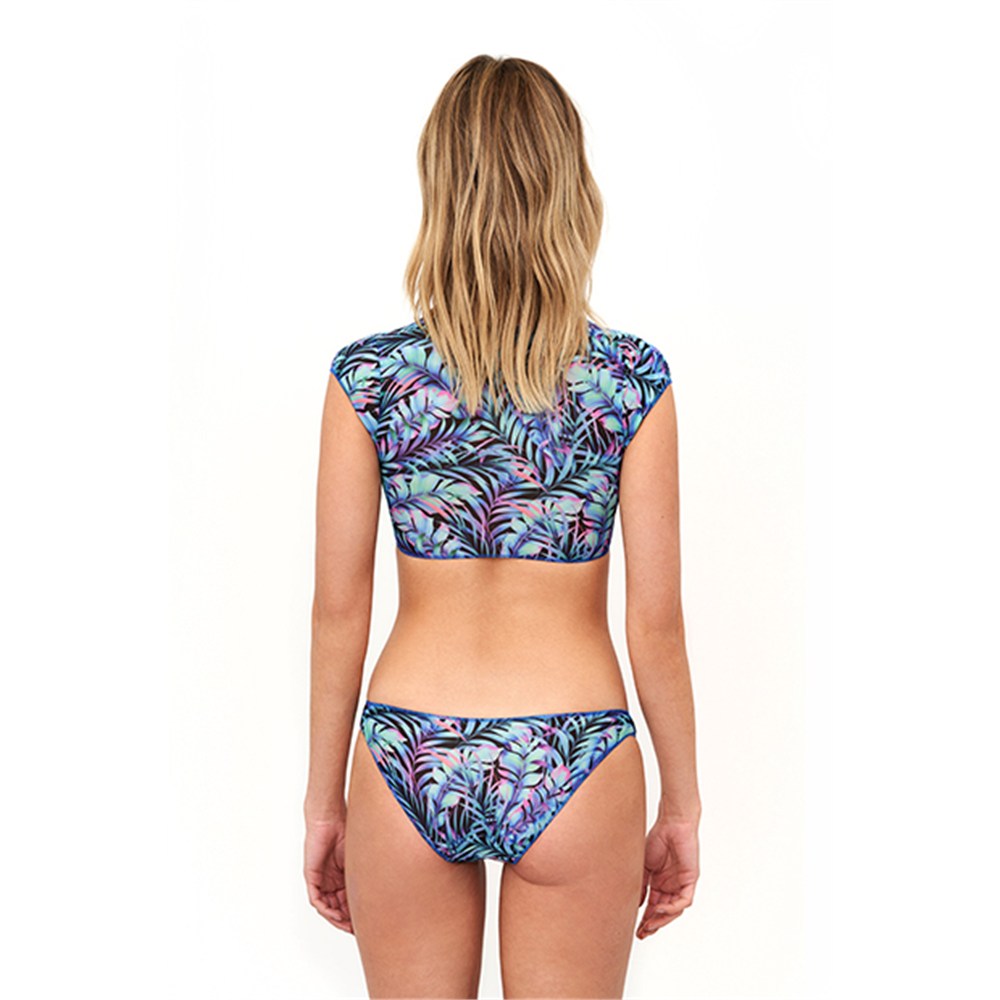 Blankkini Kısa Kol Bikini Üstü Seychelles