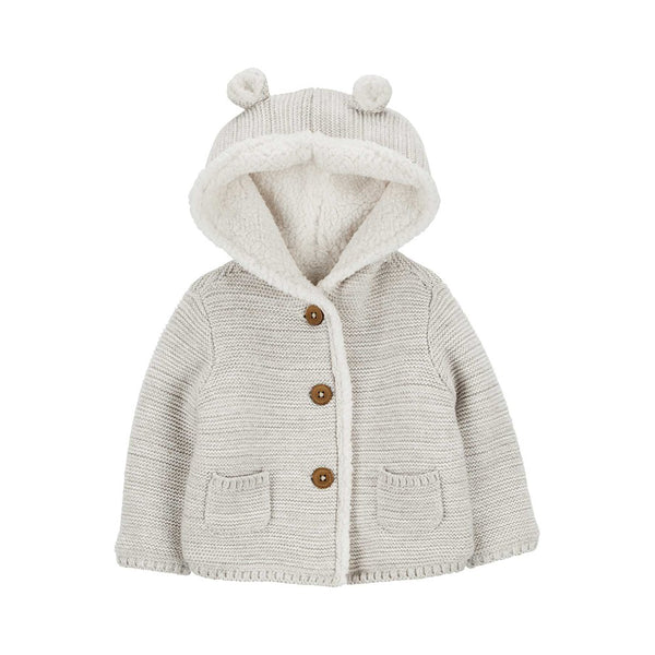 Carter's Bebek Triko Hırka Krem