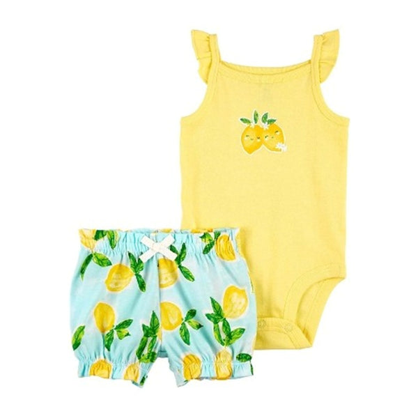 Carter's Kız Bebek 2'li Alt Üst Set Sarı