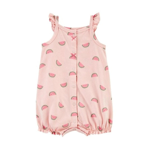 Carter's Kız Bebek Tulum Pembe Karpuz Desenli