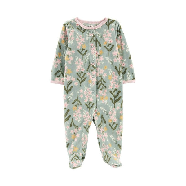 Carter's Kız Bebek Uyku Tulumu - Gri/ Pembe çiçekli