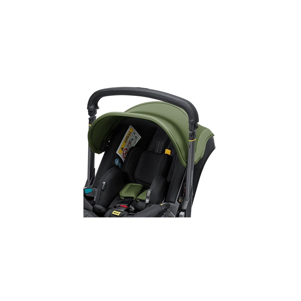 Doona i Bebek Arabasına Dönüşen i-Size Ana Kucağı Oto Koltuğu Isofix Baza Hediyeli - Desert Green