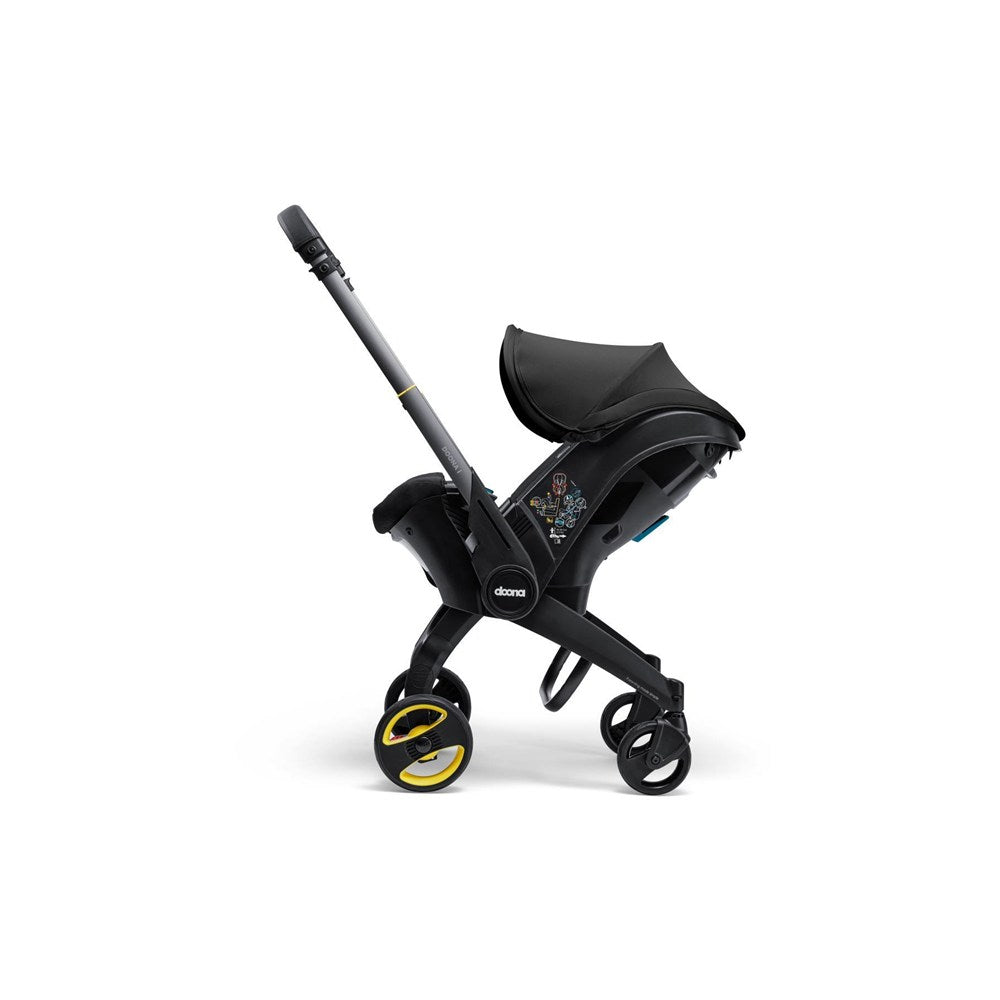 Doona i Bebek Arabasına Dönüşen i-Size Ana Kucağı Oto Koltuğu Isofix Baza Hediyeli - Nitro Black