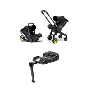 Doona i Bebek Arabasına Dönüşen i-Size Ana Kucağı Oto Koltuğu Isofix Baza Hediyeli - Nitro Black