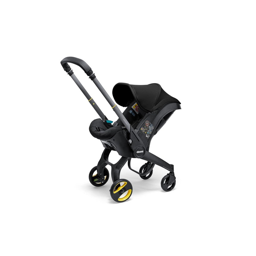 Doona i Bebek Arabasına Dönüşen i-Size Ana Kucağı Oto Koltuğu Isofix Baza Hediyeli - Nitro Black