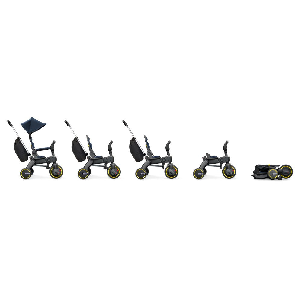 Doona Liki Trike Tek Parça Katlanır 3 Tekerlekli Bebek Bisikleti S3 - Flame Red