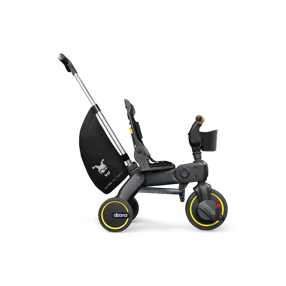 Doona Liki Trike Tek Parça Katlanır 3 Tekerlekli Bebek Bisikleti S5 - Nitro Black