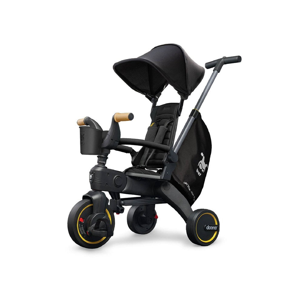 Doona Liki Trike Tek Parça Katlanır 3 Tekerlekli Bebek Bisikleti S5 - Nitro Black