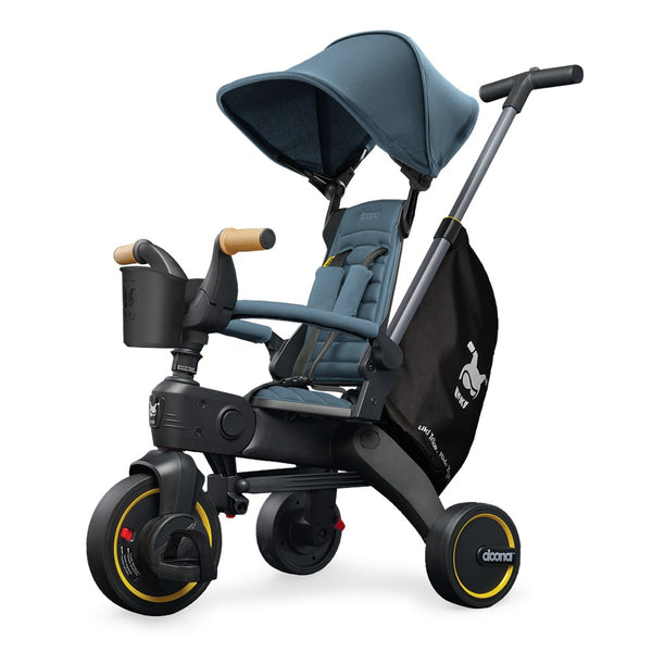 Doona Liki Trike Tek Parça Katlanır 3 Tekerlekli Bebek Bisikleti S5 - Ocean Blue