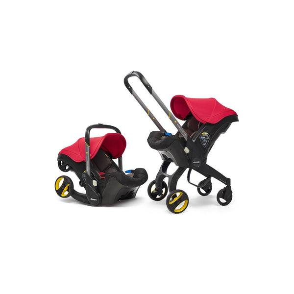 Doona+ Bebek Arabasına Dönüşen Tekerlekli Gr 0 Ana Kucağı Oto Koltuğu - Flame Red