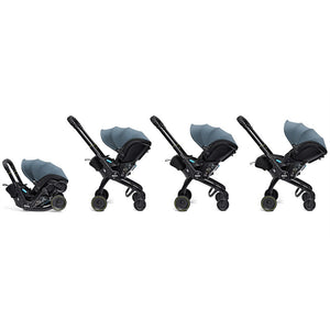 Doona X Bebek Arabasına Dönüşen Tekerlekli Gr 0 i-Size 3 Yatış Pozisyonlu Ana Kucağı Oto Koltuğu - Ocean Blue