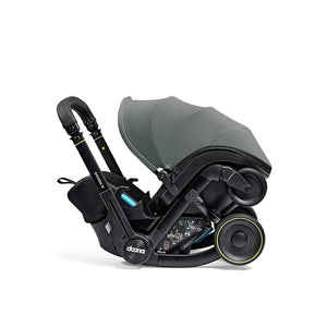 Doona X Bebek Arabasına Dönüşen Tekerlekli Gr 0 i-Size 3 Yatış Pozisyonlu Ana Kucağı Oto Koltuğu - Slate Gree - Slate Green