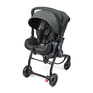 Doona X Bebek Arabasına Dönüşen Tekerlekli Gr 0 i-Size 3 Yatış Pozisyonlu Ana Kucağı Oto Koltuğu - Slate Gree - Slate Green