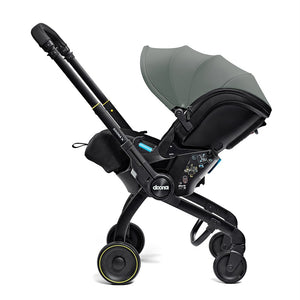 Doona X Bebek Arabasına Dönüşen Tekerlekli Gr 0 i-Size 3 Yatış Pozisyonlu Ana Kucağı Oto Koltuğu - Slate Gree - Slate Green