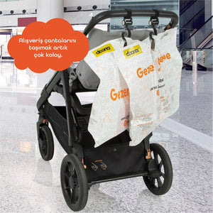 Gezenbebe 360 Derece Dönebilen Bebek Arabası Kancası