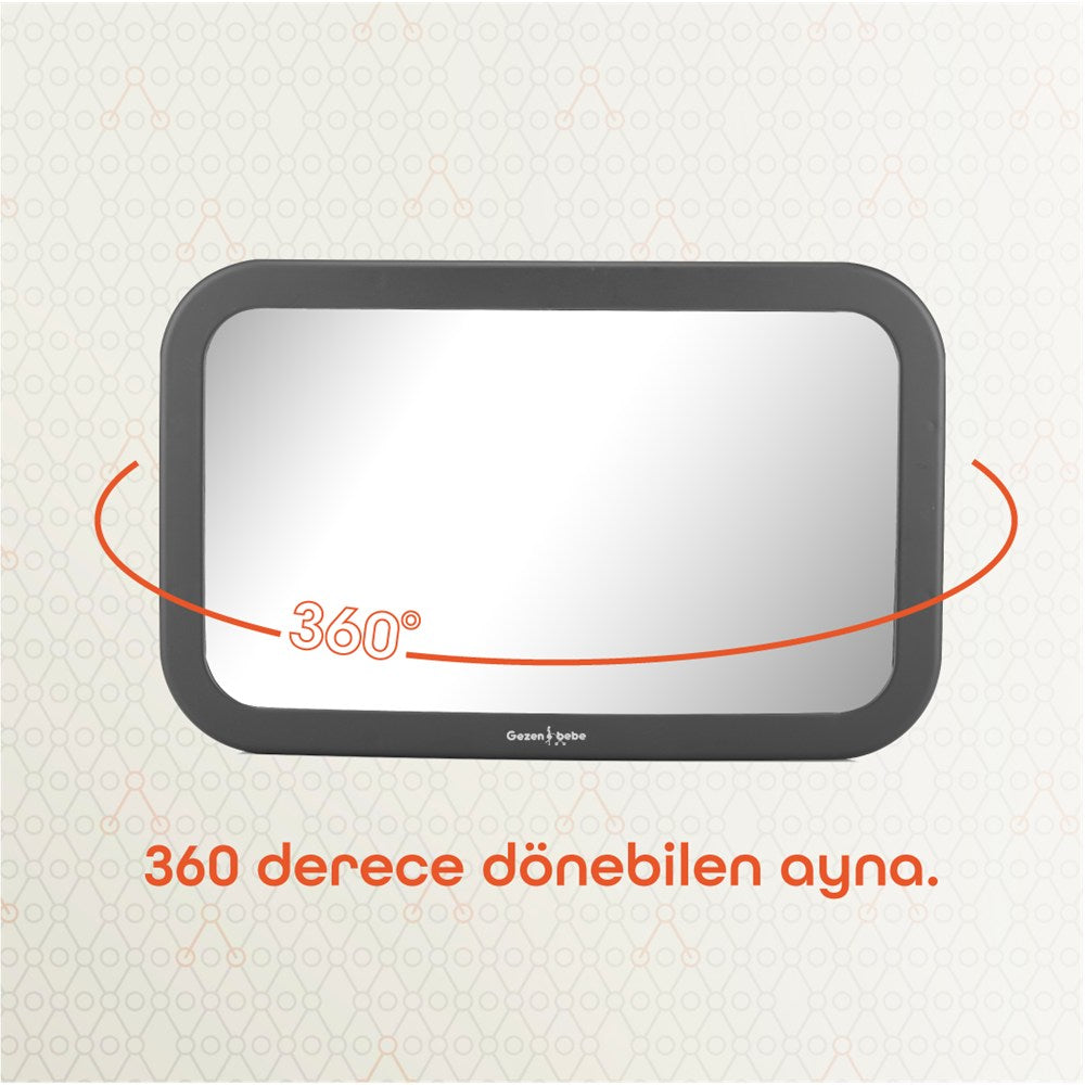 Gezenbebe Arka Koltuk Bebek Aynası