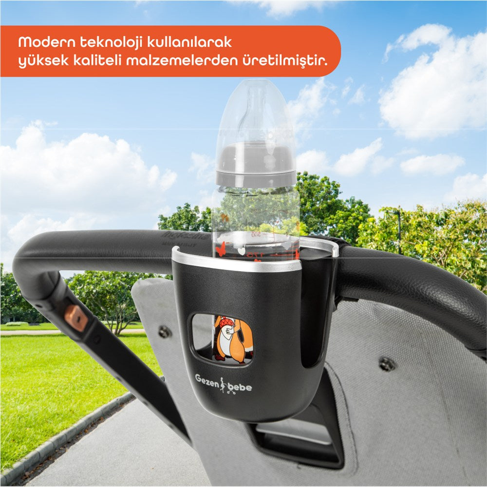Gezenbebe Bebek Arabası Bardak Tutucu