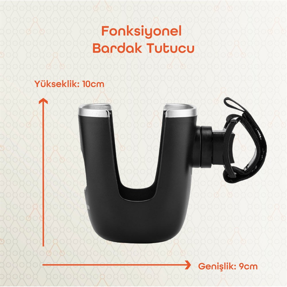 Gezenbebe Bebek Arabası Bardak Tutucu