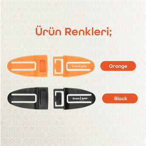 Gezenbebe Bebek Emniyet Kemer Klipsi Orange