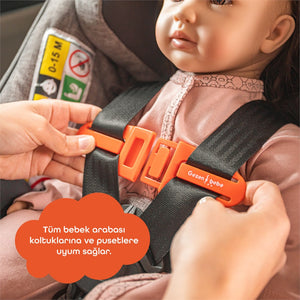 Gezenbebe Bebek Emniyet Kemer Klipsi Orange