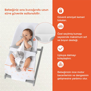 Gezenbebe Bouncy Ev Tipi Ana Kucağı - Mist