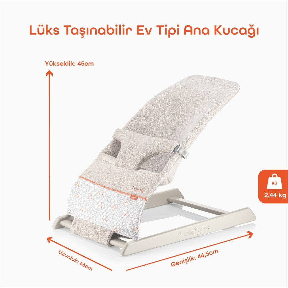 Gezenbebe Bouncy Ev Tipi Ana Kucağı - Mist