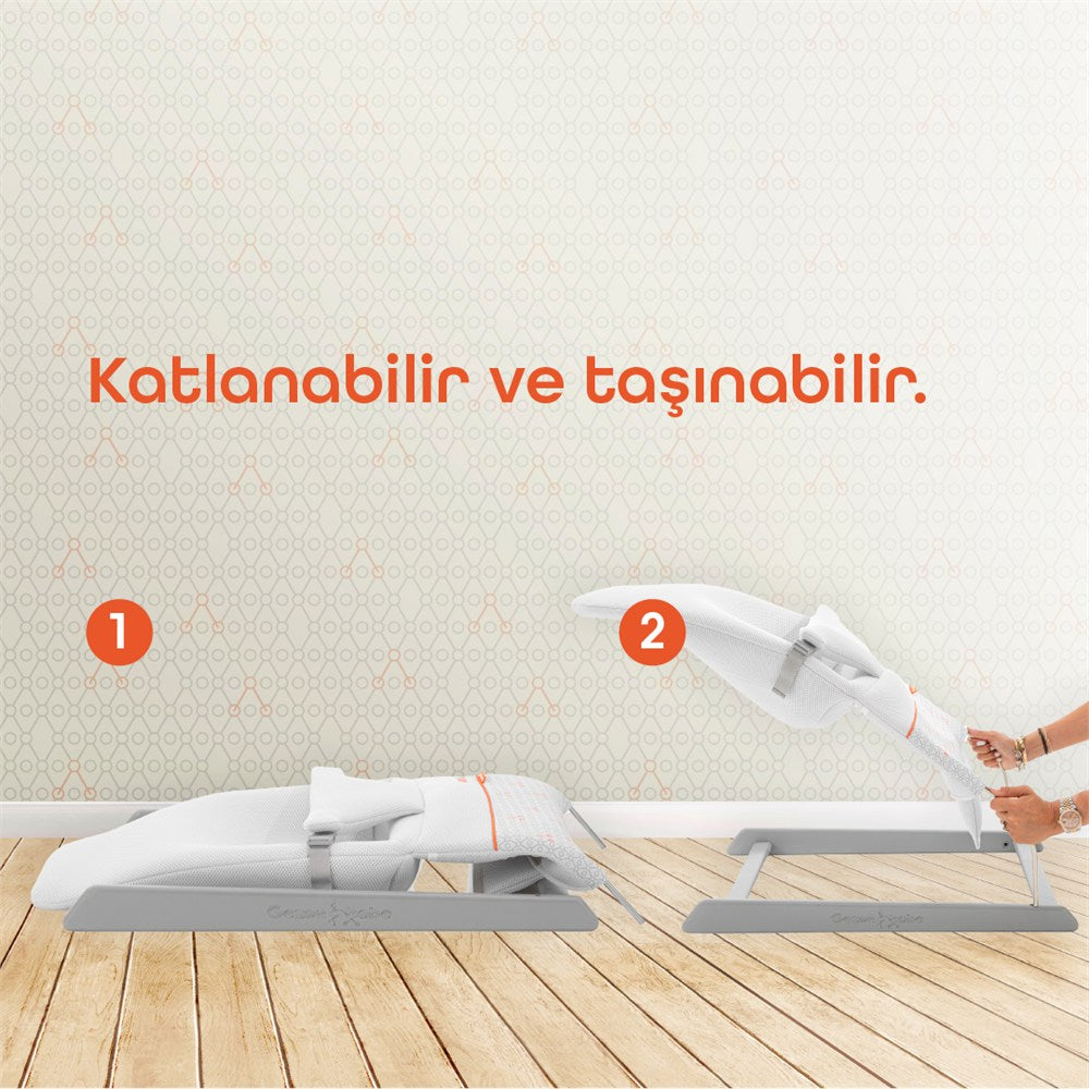 Gezenbebe Bouncy Ev Tipi Ana Kucağı - Mist