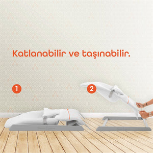 Gezenbebe Bouncy Ev Tipi Ana Kucağı - Powder