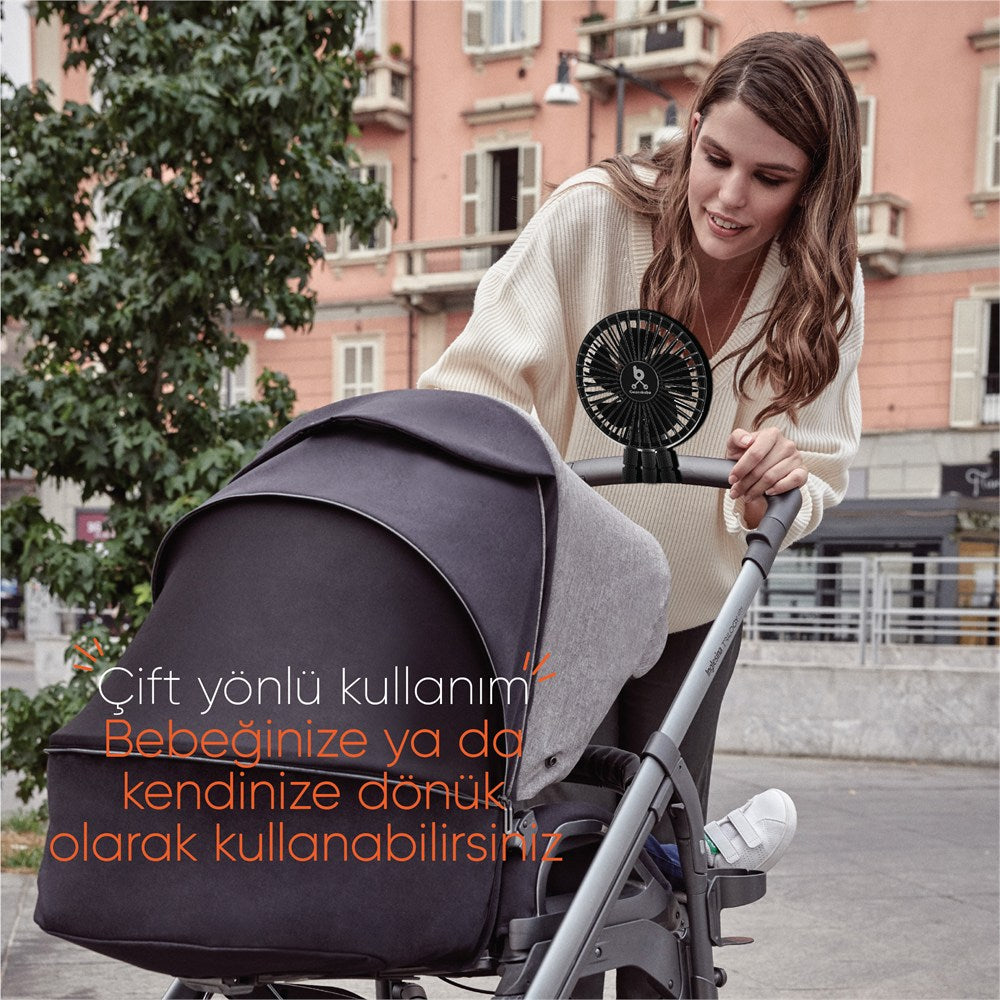 Gezenbebe Çok Fonksiyonlu Bebek Arabası Fanı