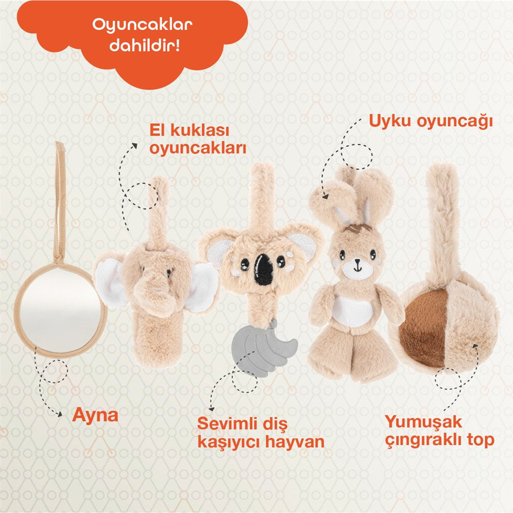 Gezenbebe Enjoy Aktivite & Oyun Matı - Kitty