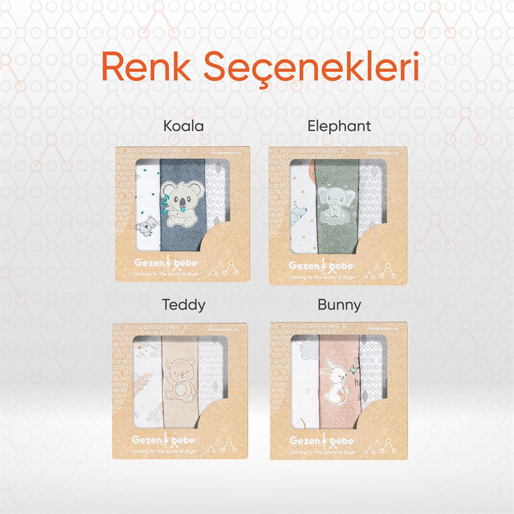 Gezenbebe Hero 3'lü Çocuk Önlük Seti Koala