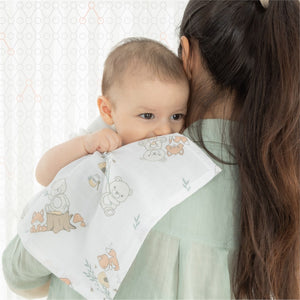 Gezenbebe Hero 3'lü Müslin Ağız ve Omuz Bezi Seti (30x30) Teddy