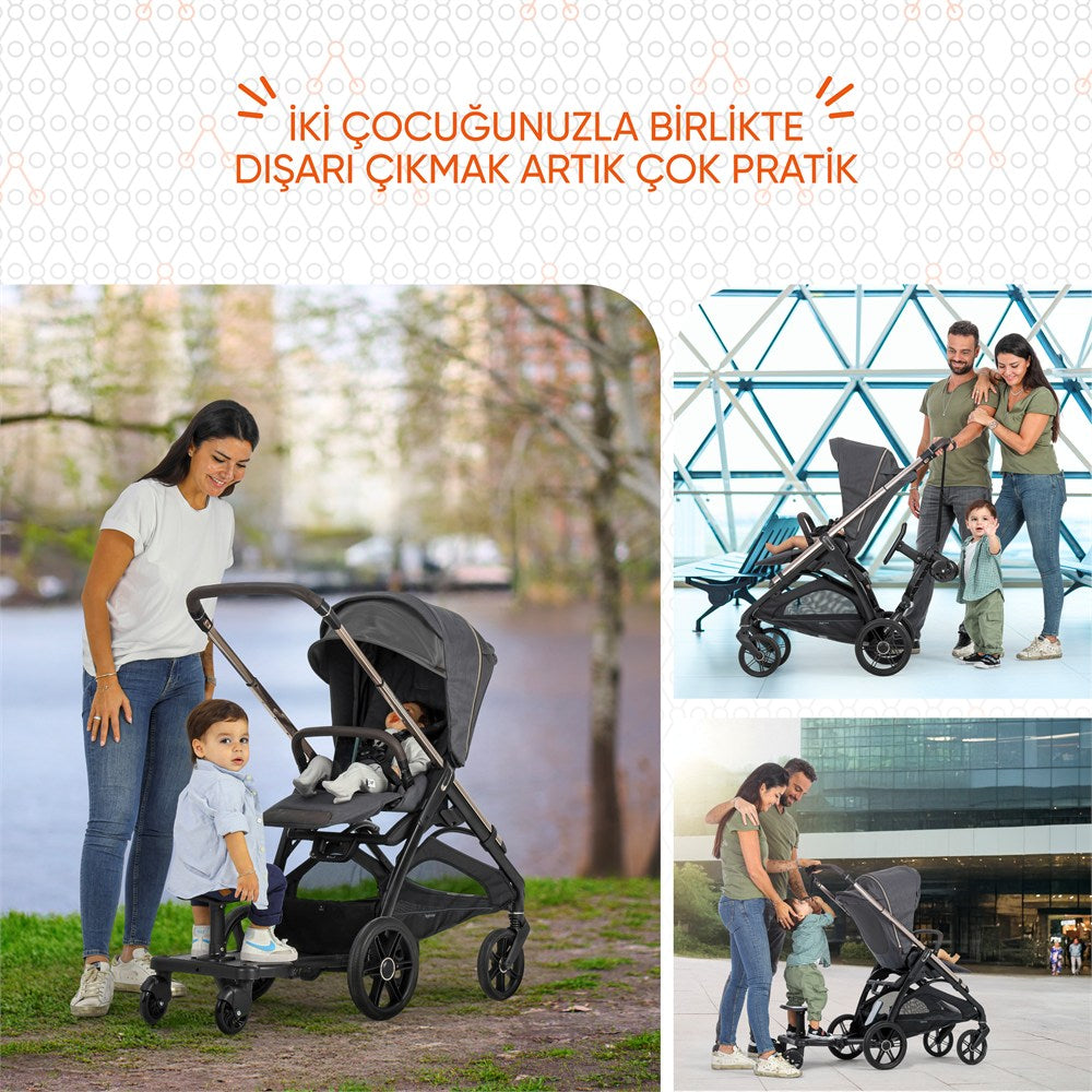 Gezenbebe Hero Bebek Arabaları İçin Oturaklı 2. Çocuk Aparatı Koala