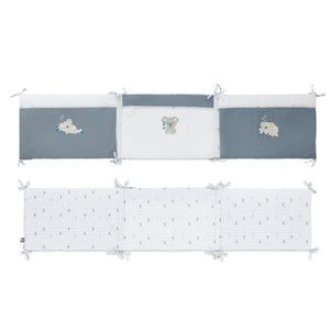 Gezenbebe Hero Bebek & Çocuklar İçin Nakışlı Karyola Kenar Koruyucu (40X180) Koala
