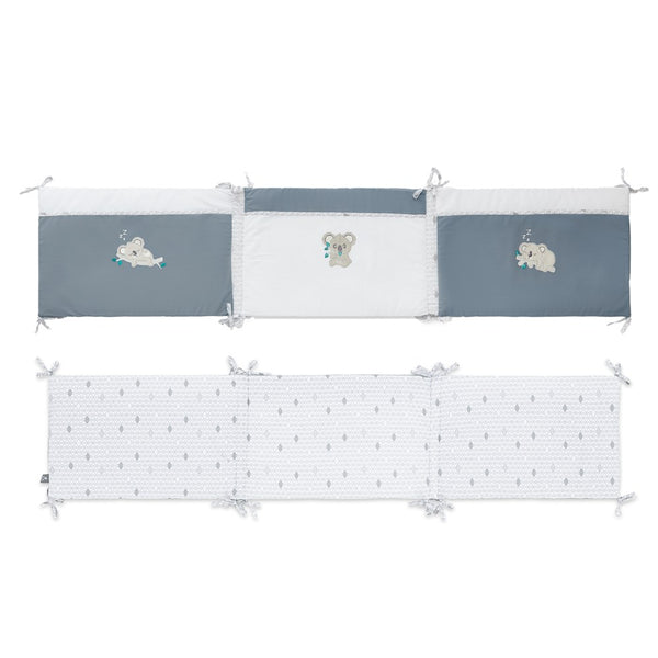 Gezenbebe Hero Bebek & Çocuklar İçin Nakışlı Karyola Kenar Koruyucu (40X180) Koala