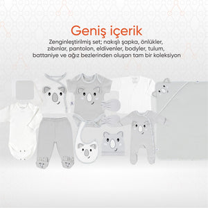 Gezenbebe Hero Bebek Hastane Çıkış Seti 11 Parça Koala