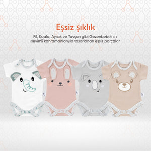 Gezenbebe Hero Bebek Hastane Çıkış Seti 6 Parça Bunny