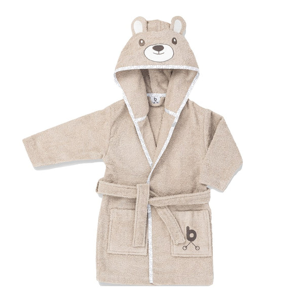 Gezenbebe Hero Kahraman Kapüşonlu Havlu Bebek Çocuk Bornozu Teddy