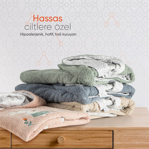 Gezenbebe Hero Kahraman Kapüşonlu Havlu Bebek Çocuk Pançosu Bunny