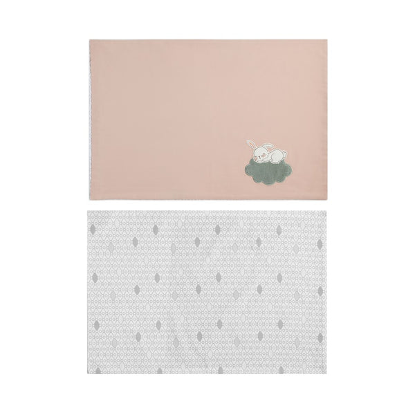 Gezenbebe Hero Nakışlı Bebek & Çocuk Yastık Kılıfı (40x60) Bunny