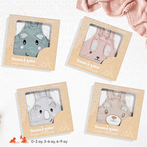 Gezenbebe Hero Kısa Kol Bebek T-Shirt & Nakışlı Salopet Seti Koala