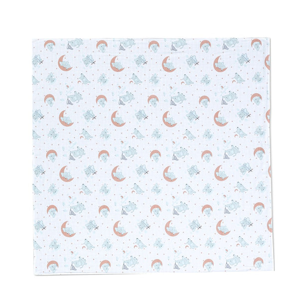 Gezenbebe Hero Müslin Bebek Battaniyesi (120X120) Elephant