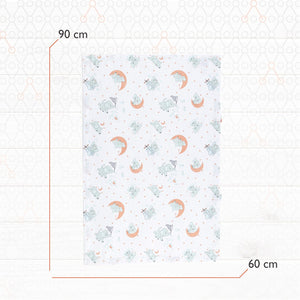 Gezenbebe Hero Müslin Bebek Emzirme Önlüğü (60x90) Elephant
