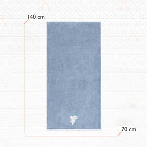 Gezenbebe Hero Nakışlı Bebek Çocuk Banyo Havlusu (70x140) Koala