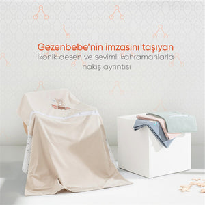 Gezenbebe Hero Nakışlı Bebek & Çocuk Yorgan Kılıfı (100x135) Bunny