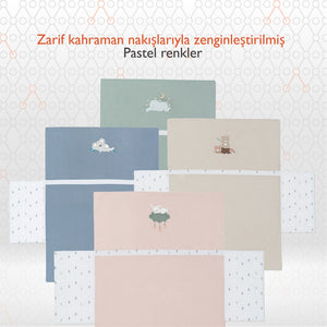 Gezenbebe Hero Nakışlı Bebek & Çocuk Yorgan Kılıfı (100x135) Bunny
