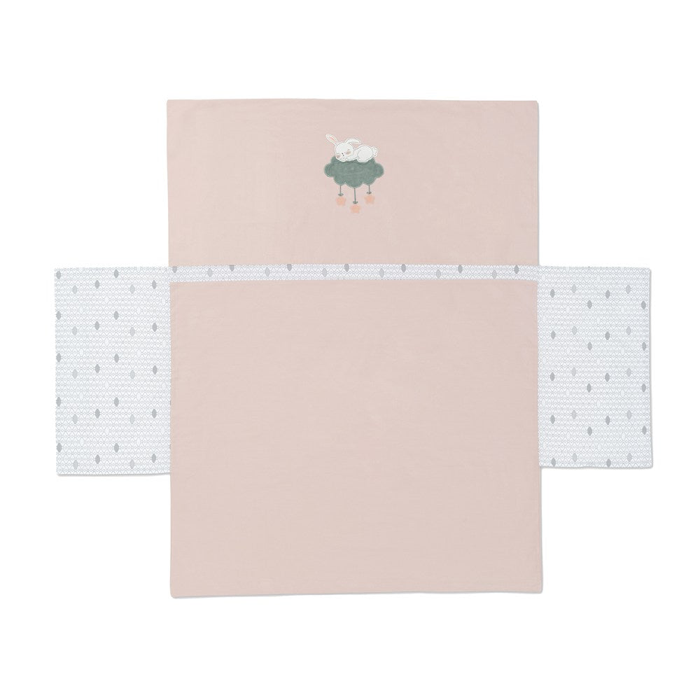 Gezenbebe Hero Nakışlı Bebek & Çocuk Yorgan Kılıfı (100x135) Bunny